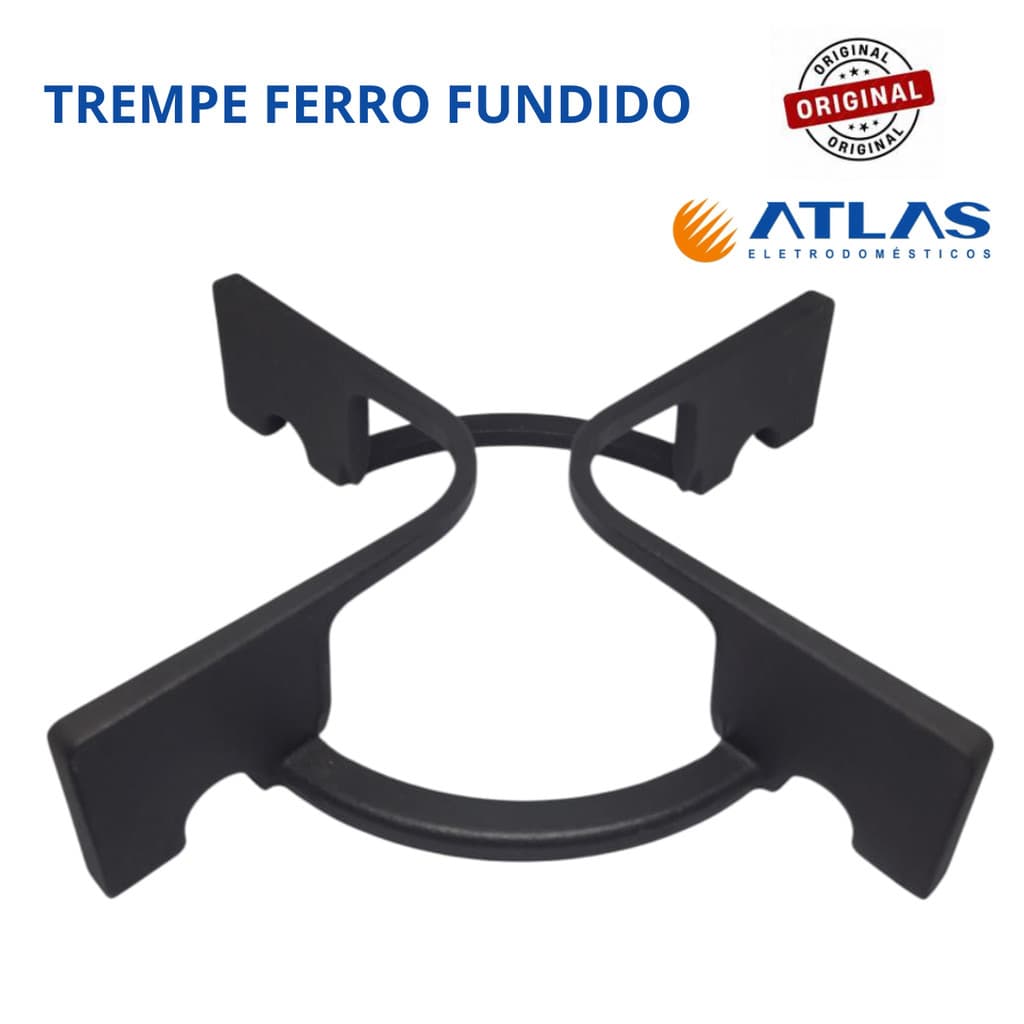 Trempe Grade Grelha Ferro Fundido Pequena Atlas Agile 