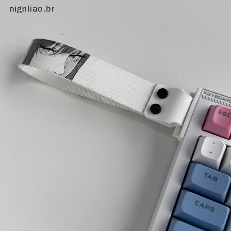 nignliao Moda Teclado Fita Alça De Mecânico Universal Personalizado Anime Decoração Acessórios BR