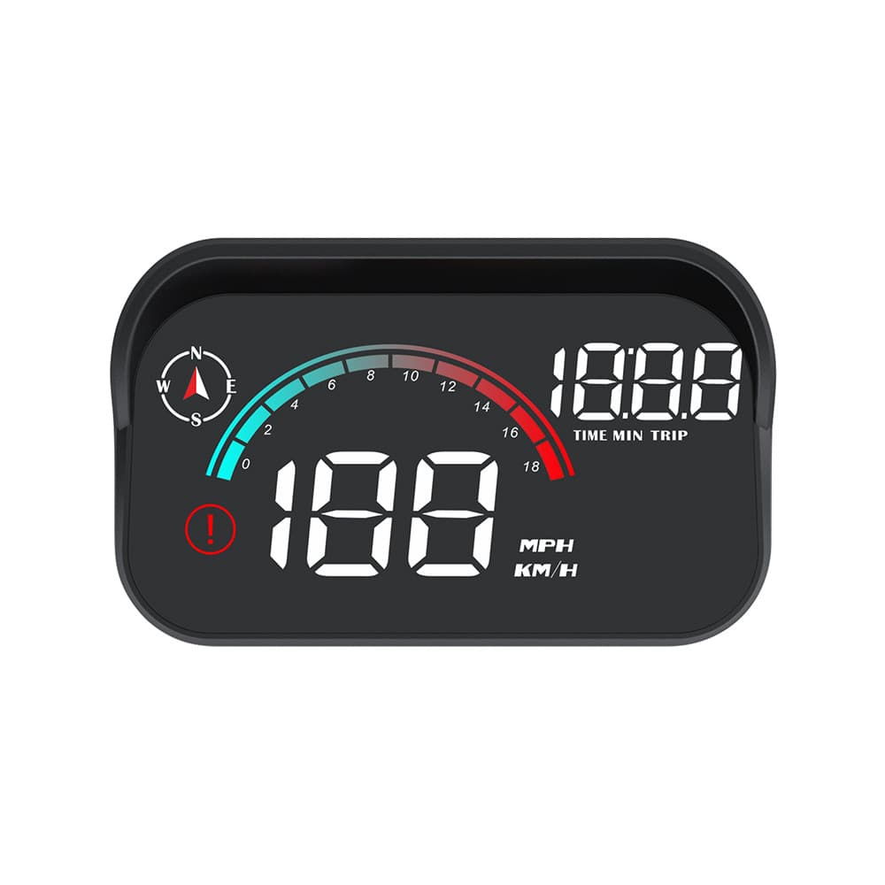 M22 HUD Head-up Display Funciona Para Todos Os Carros NeW GPS Multifuncional Gradiente Colorido