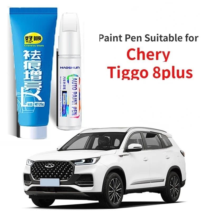 Caneta De Pintura Adequada Para Chery Tiggo 8plus Fixador De Tinta Pérola Branco Quantum Cinza Especial Ruihu 8pro Supri