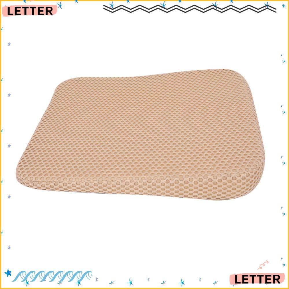 Almofada De Reforço De Assento De Carro Carta , Respirável De Malha Espessada