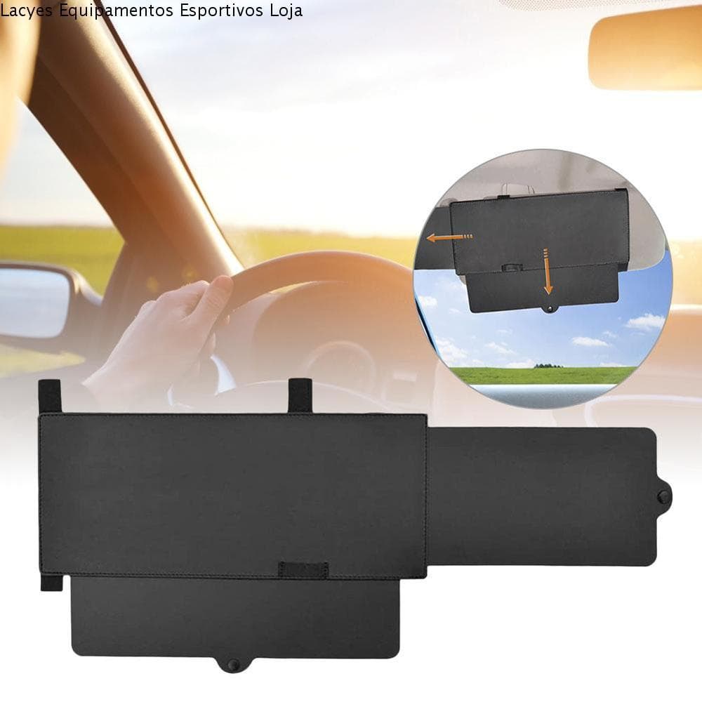 LACYES Viseira De Sol Do Carro Universal Durável Extensor Anti-Reflexo Bloqueador Solar Raios UV Acessórios Interiores