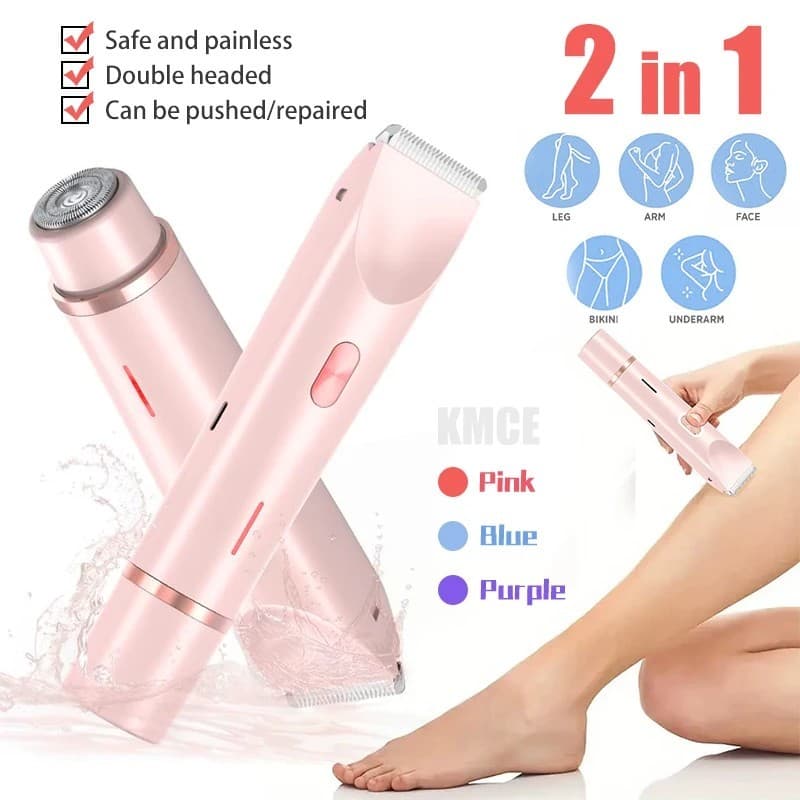 2025 à prova dwaterproof água recarregável barbeador elétrico mini feminino bikini trimmer corpo removedor de pêlos mini