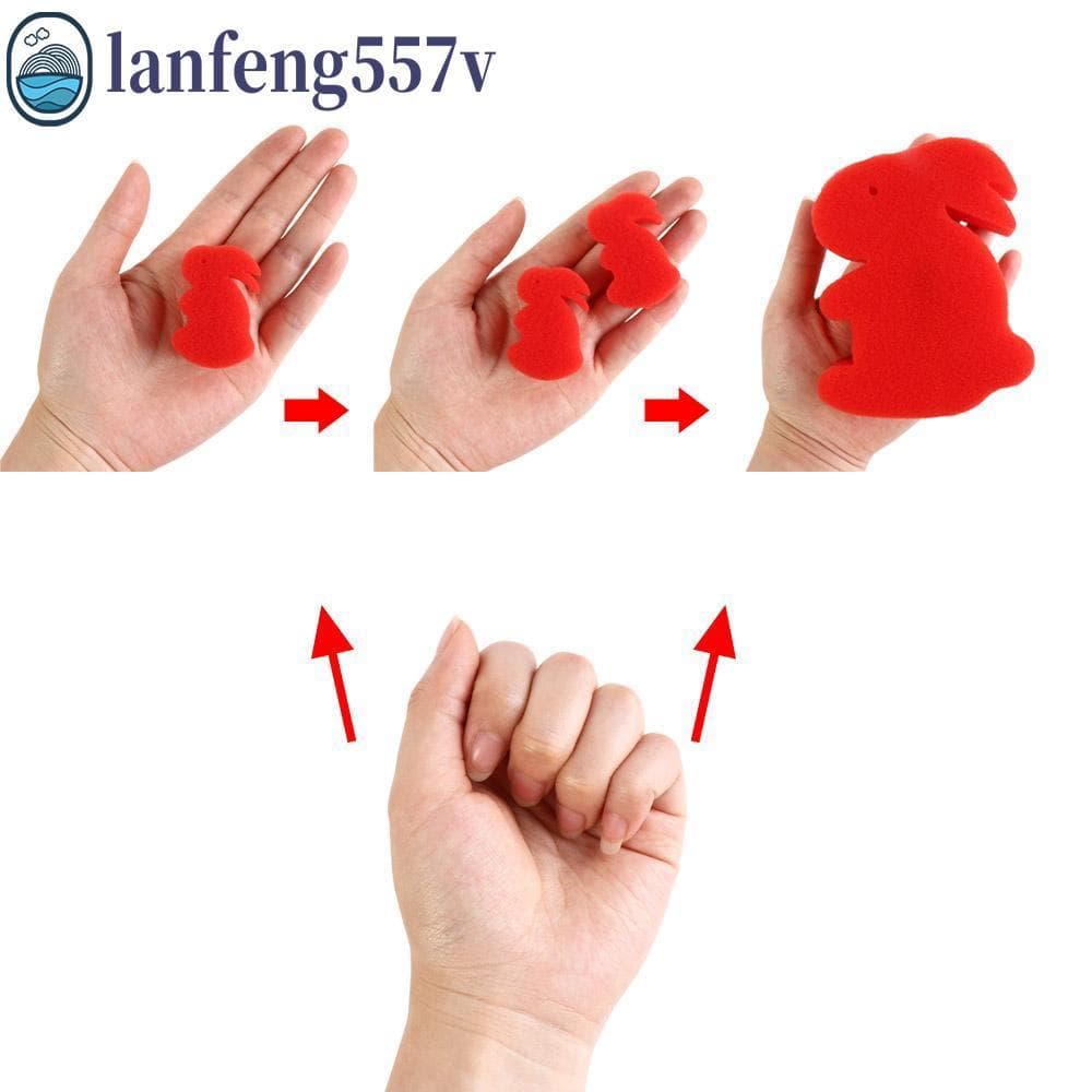 LANFENG Esponja Mágica Coelho , Adereços Mágicos Desempenho Truques De , Jogo Mágico De