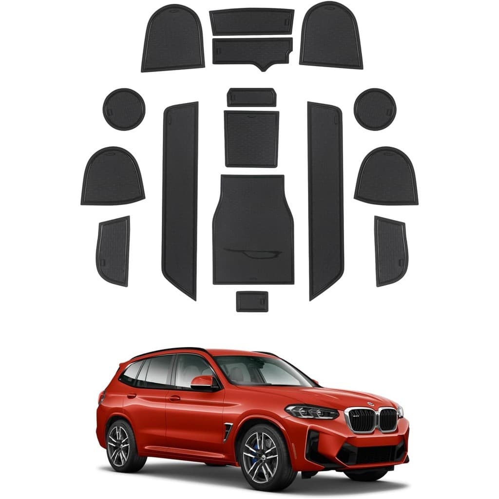 Tapetes De Slot De Porta De Carro Shao Para 2023 2024 BMW X3 X4 , 2018-2019-2024 X4 Copo De Suporte X3 X4 Acessórios For
