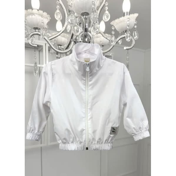 Jaqueta Infantil Corta Vento Branca