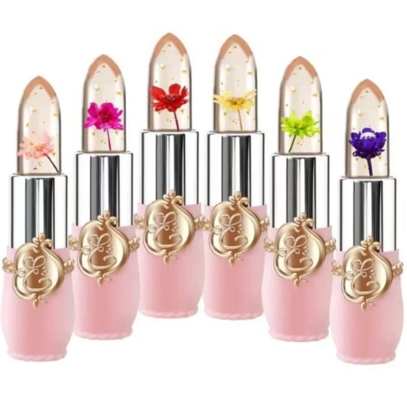 Batom Mágico Lua & Neve – Lip Balm com Flores Reais| Hidratação + Cor Natural N0182