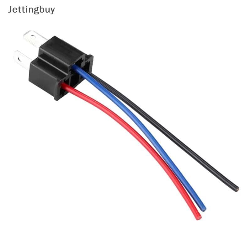 [Jetingbuy] 9003 H4 Lâmpada Soet Adaptador Macho Conector Farol De Carro De Nevoeiro Cablagem De Novo