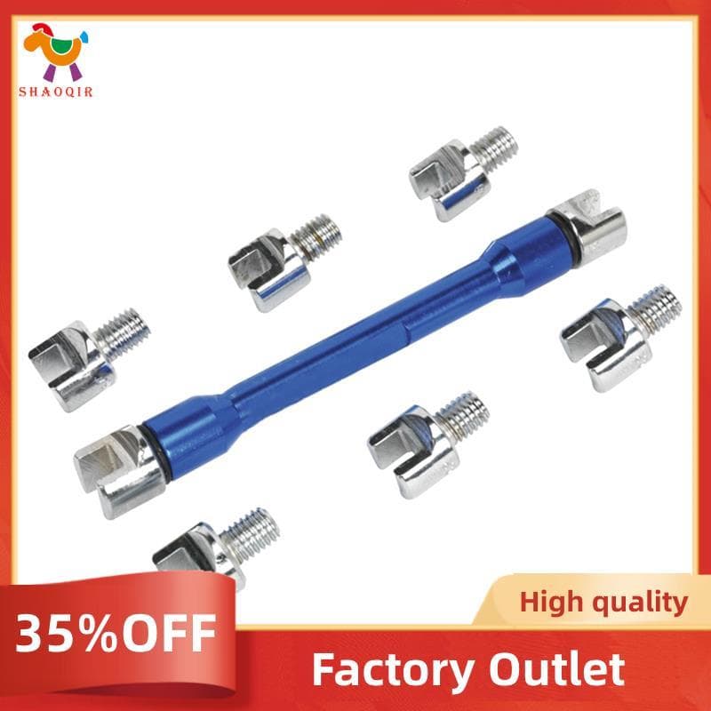 Chave De Raio Para Motocicleta , De 5.4-6.8mm , Roda Fivela , Adequada 8 Tamanhos De Mamilos