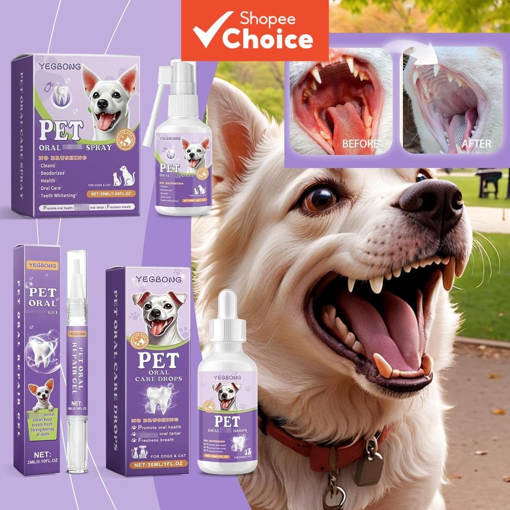  Spray oral para cães e gatos, limpa os dentes, desodoriza, elimina mau hálito em gatinhos, mantém o hálito fresco,