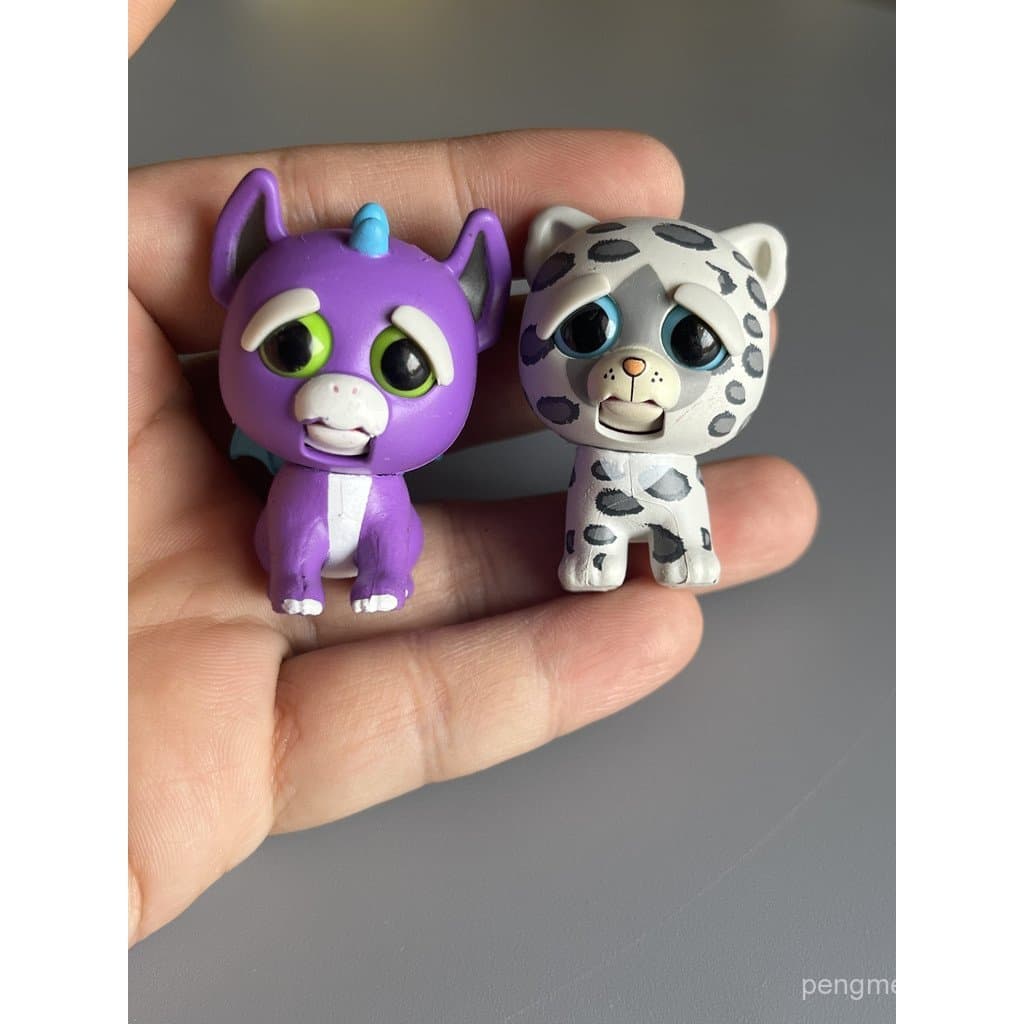 Conjunto de Brinquedos de Boneca de Animal Fofo e Travesso que Muda de Rosto com Gaiola, Presente para Crianças