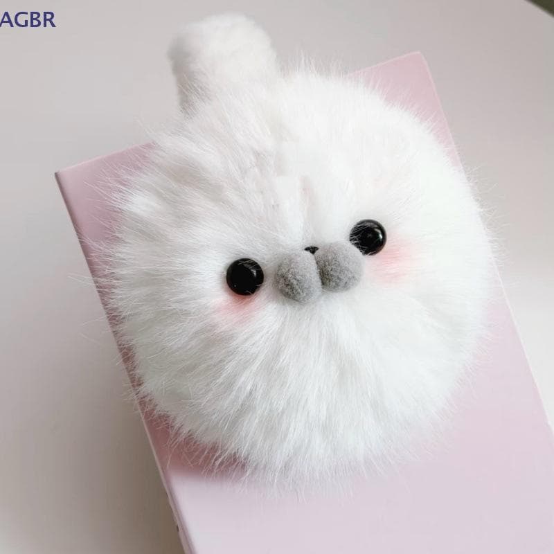 [AGBR] Cachecol Protetor De Orelha Com Selo De Inverno Fofo Para Crianças Estudantes Conjunto De Luvas De Pele Cruzada P