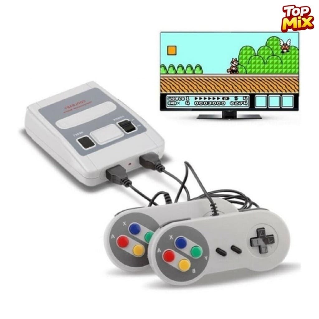 Video Game Retro Anos 80 E 90 620 Jogos 8 bits 2 Controles tipo nitendo Console game antigo