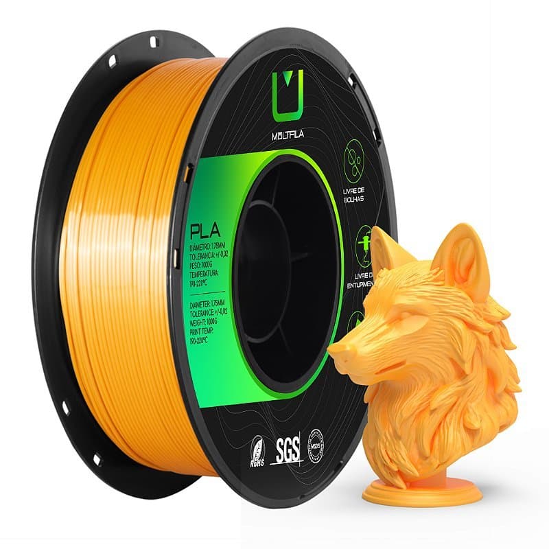 Filamento MultFila Impressora 3D PLA Dourado 1kg