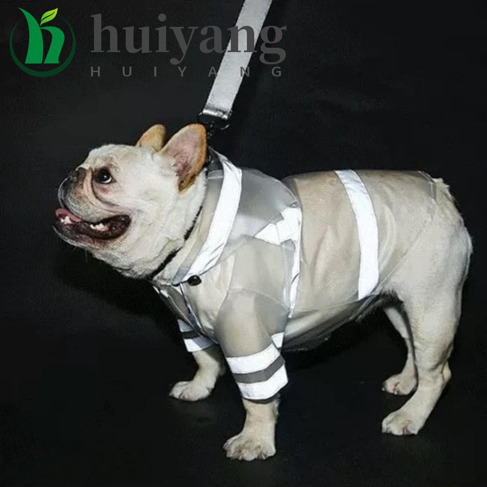 Capa De Chuva Reflexiva Para Cães HUIYANG , Impermeável De Material Ecológico EVA , Segurança