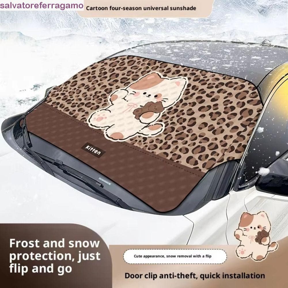 Capa De Pára-Brisa De Gelo SALVATOREFERRAGAMO , Neve Para Carro De Ajuste Universal À Prova D'água , Proteção Solar