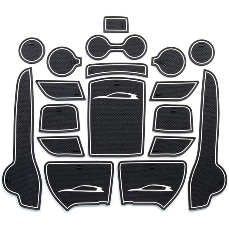 Almofadas De Slot De Porta De Carro Para Kia SPORTAGE/QL 2016-2018 , Tapetes De Console Central , Ranhura , Suporte De C