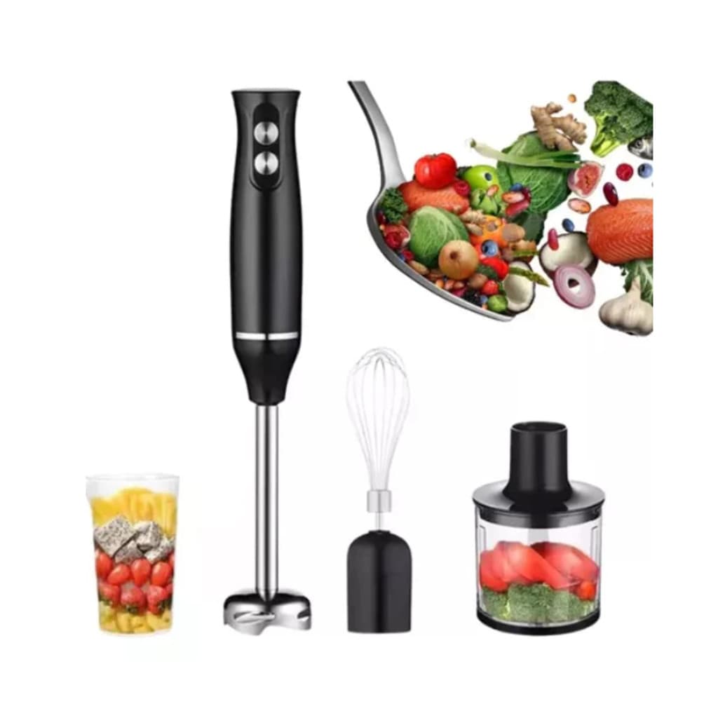 Kit Mixer e Processador 4 em 1 Para Diversos Alimentos 400W