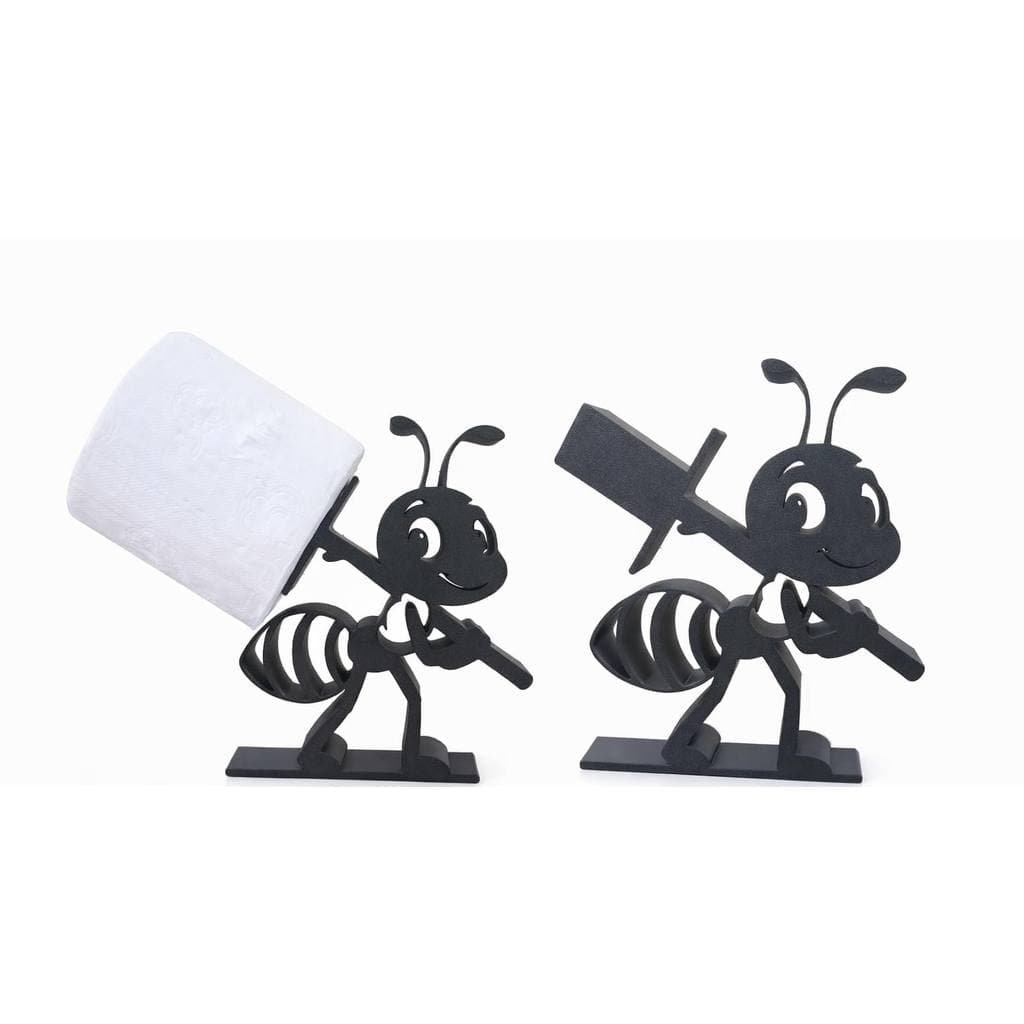 Porta Papel Higiênico Decorativo Formiga – Suporte Criativo para Banheiro