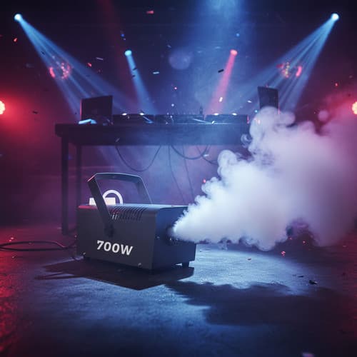 Máquina De Fumaça 220v 700w  Controle C/ E Sem Fio Preto 220v Preto