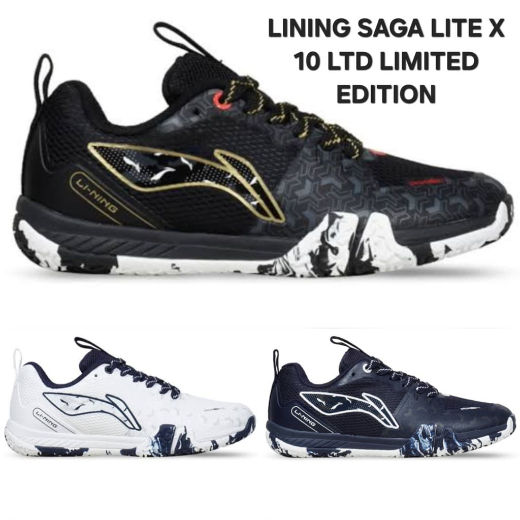 Forro SAGA LITE X 10 LTD Edição Limitada Sapatos De Badminton Com Original