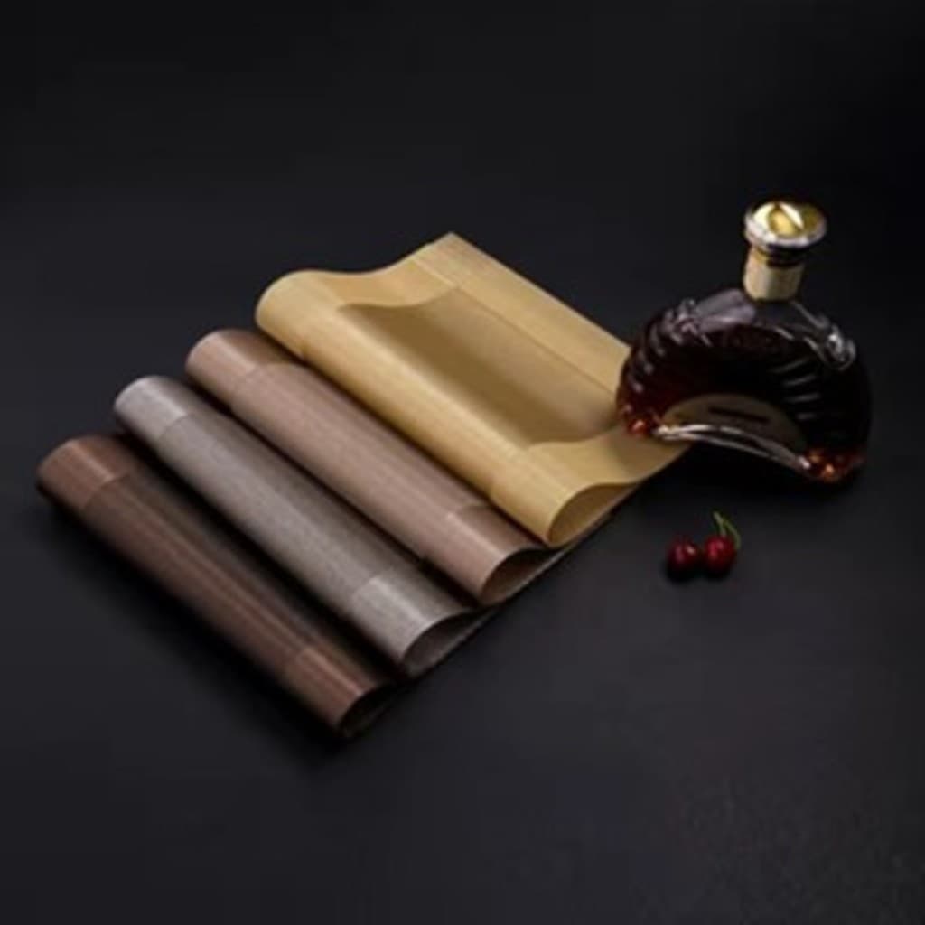 KIT 6 Jogo Americano PVC 45x30cm Antiderrapante Durável e Fácil Limpeza