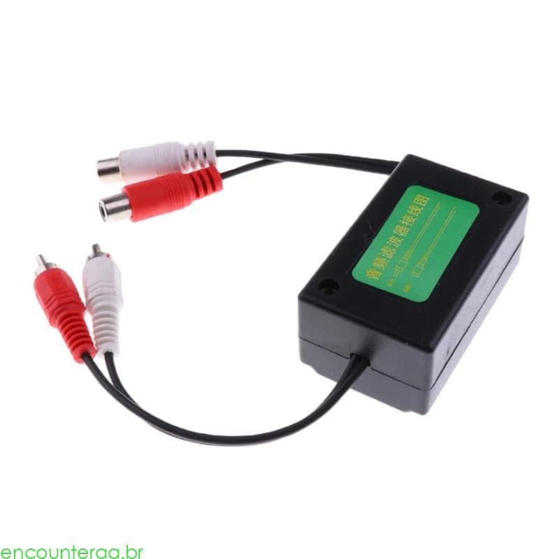 Encountera Redutor Interferência Filtro Ruído Automotivo Fácil Instalar Para Entusiastas Música