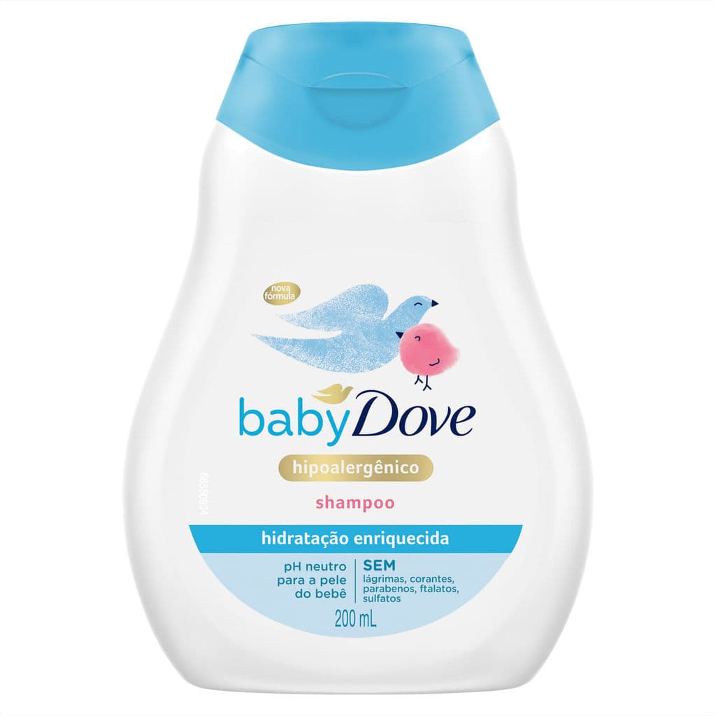 Shampoo Dove Baby Hidratação Enriquecida 200ml