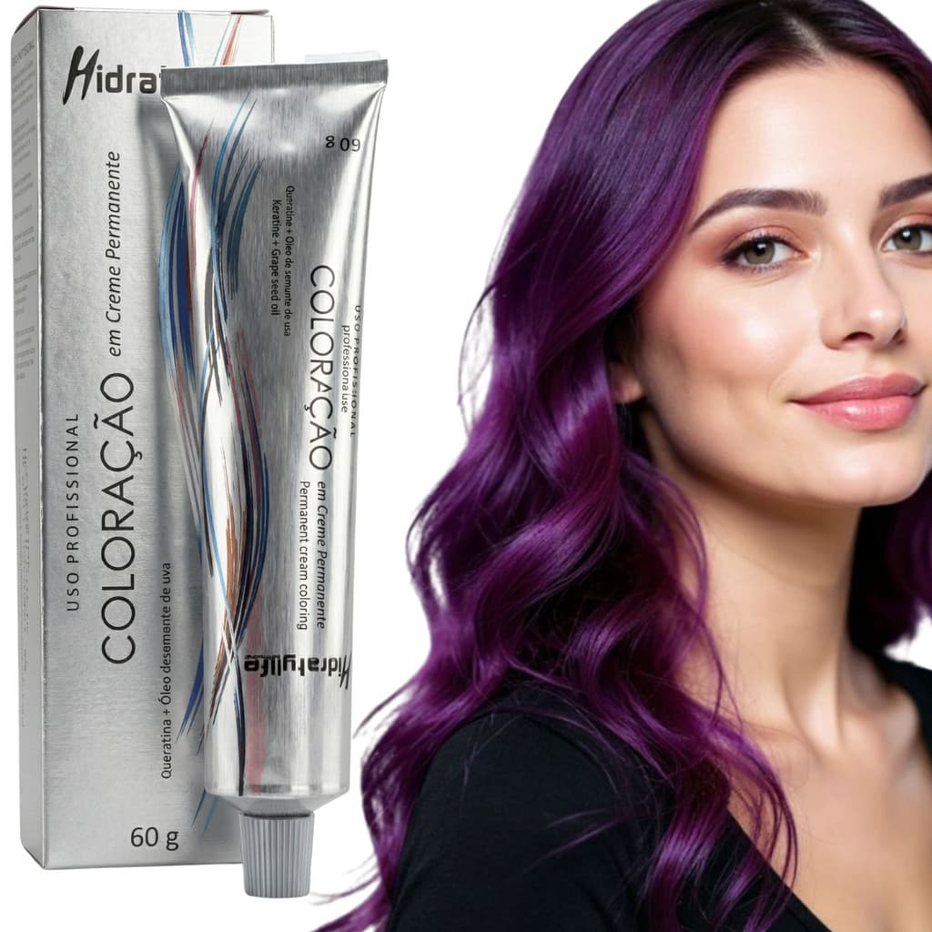 Tinta Roxa Vibrante - Intensidade Violine - Longa Duração - Transforme-se Já | Tom 66.226
