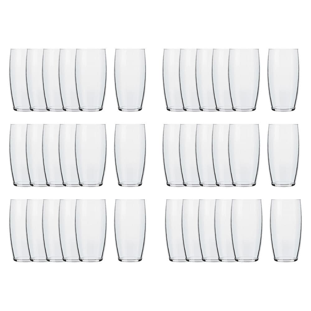 Kit 36 Copos Nadir Oca Long Drink de Vidro Liso 300ml