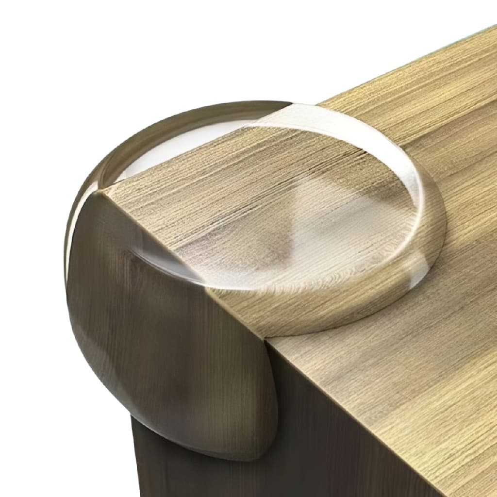 Kit 20 Und Protetor Silicone Para Quina Mesa Protecao Cabeca Crianca Seguranca Bebe Casa