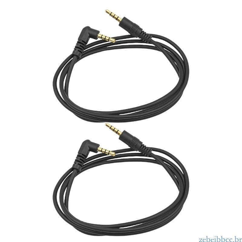 zebeibbcbr 2 Unidades 3 5 Mm Auxiliar 4 Seções Fio 1 M Comprimento Para Conexão Pequeno Espaço