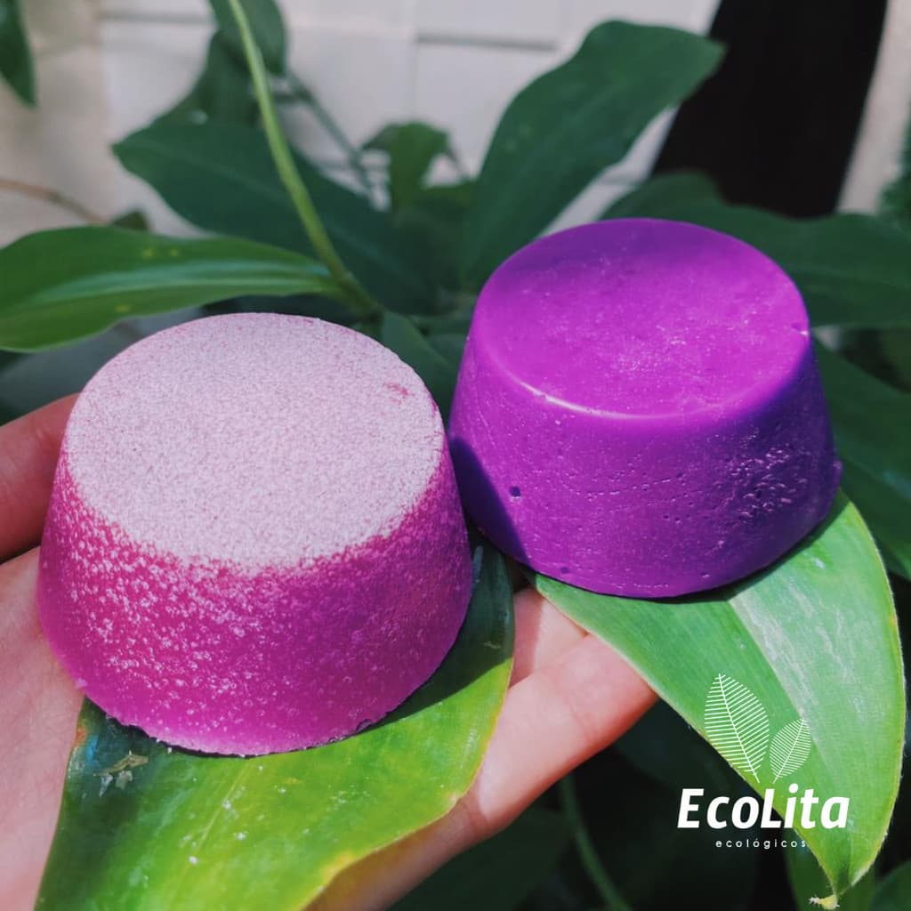 Xampu e Condicionador Sólidos Semente de Uva | Xô Ressecamento | Hidratação e Brilho | Vegano & Ecológico