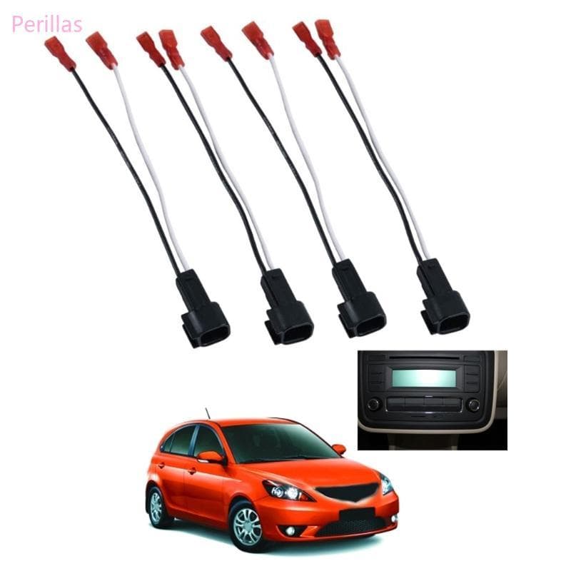 Perillas 4 Unidades Adaptador Chicote Conector Alto-Falante Carro Para Fiação