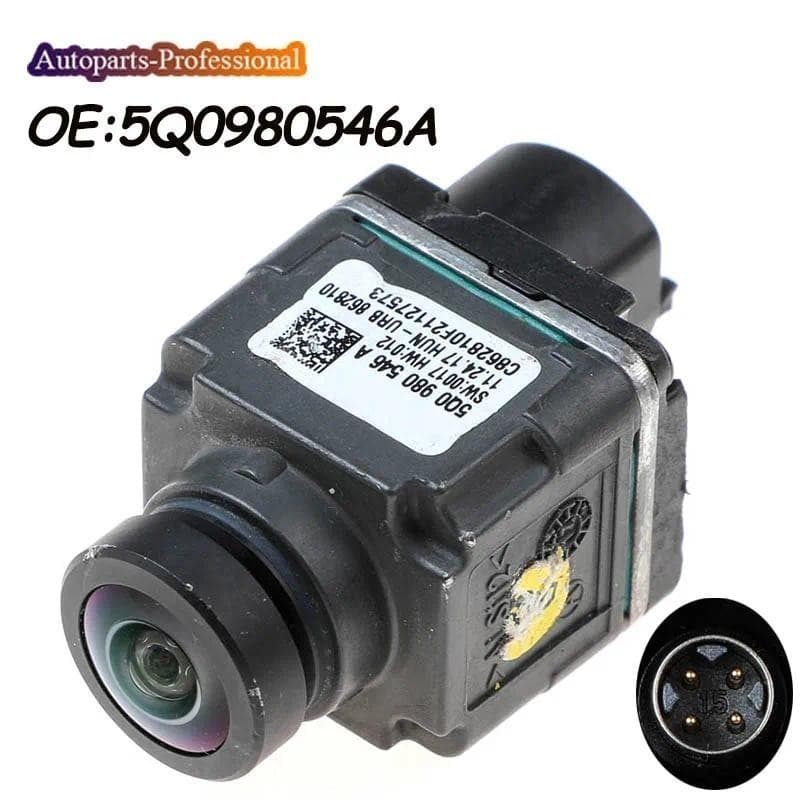 360 Park Assist Surround Câmera De Ré Traseira Frontal Lateral 5q0980546um 5QD980546 Para Audi A4 Avant A5 Q3 Q7 VW Pass