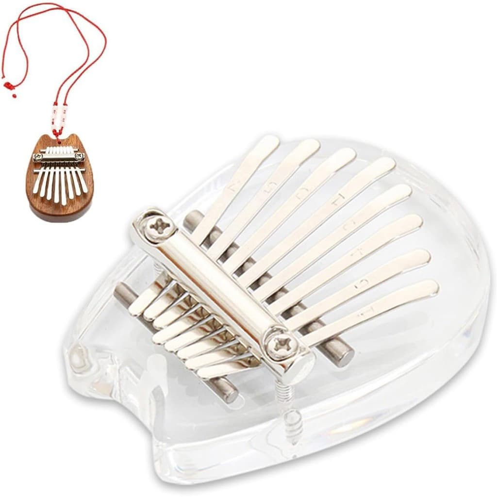 Piano Com Dedo Polegar , 8 Teclas Requintado , Mini Kalimba De