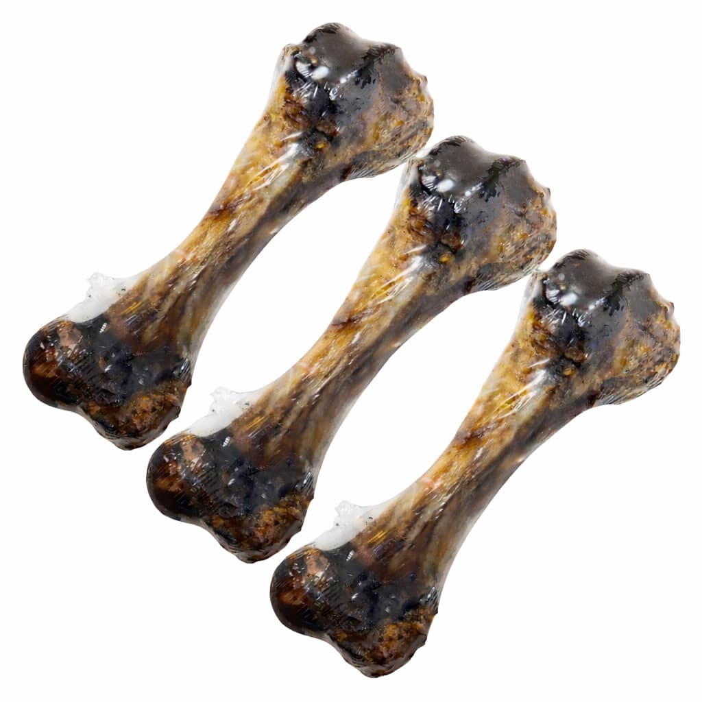 KIT 3 Osso Natural Petiscão  Fêmur Suino Desidratado cão pet dog