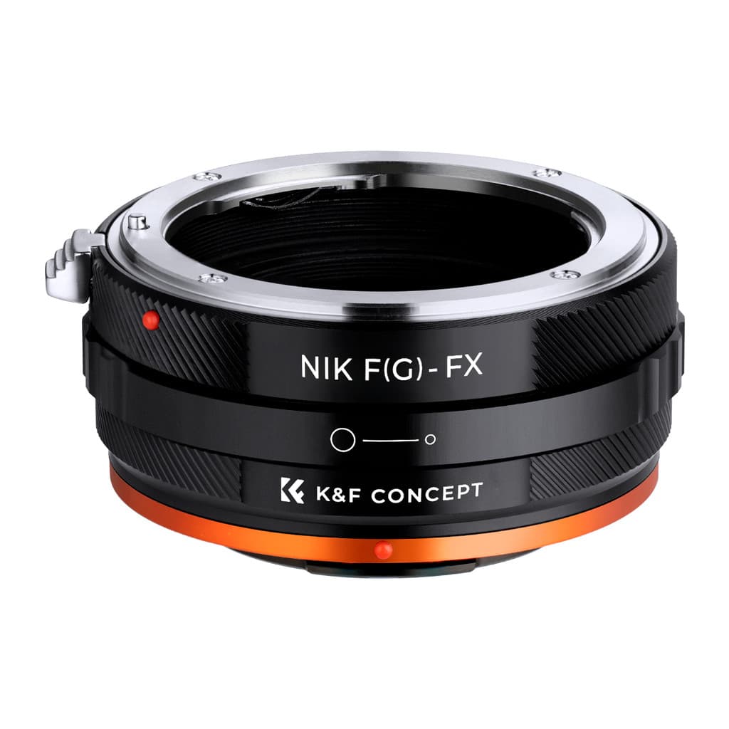 Anel Adaptador K&f Lente Nikon F/d/g Câmera Fuji Fx 0 Mm