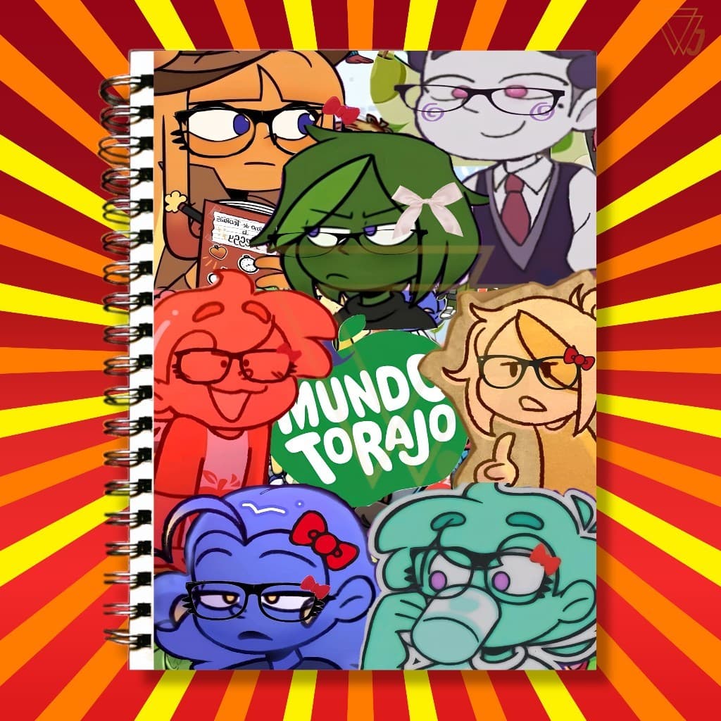 Mundo Torajo ADESIVO Para Capa de Caderno Top Excelente Qualidade