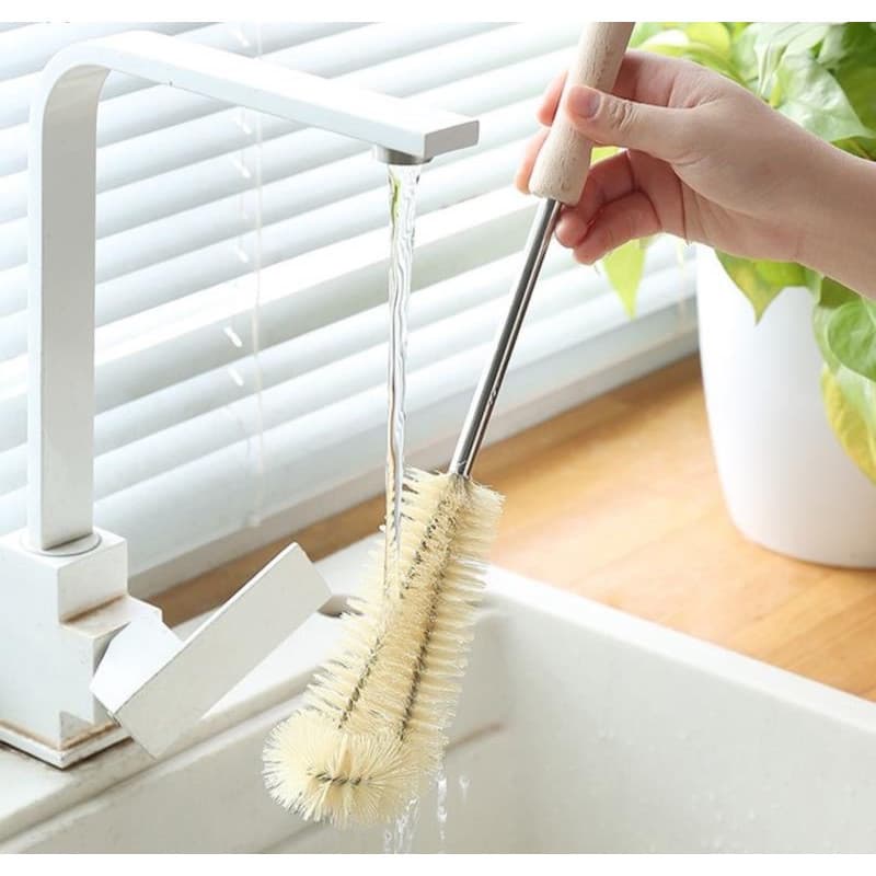 Escova De Limpeza De Garrafas D Cabo Longo Cozinha Bebida Copo D Vidro WL-2544