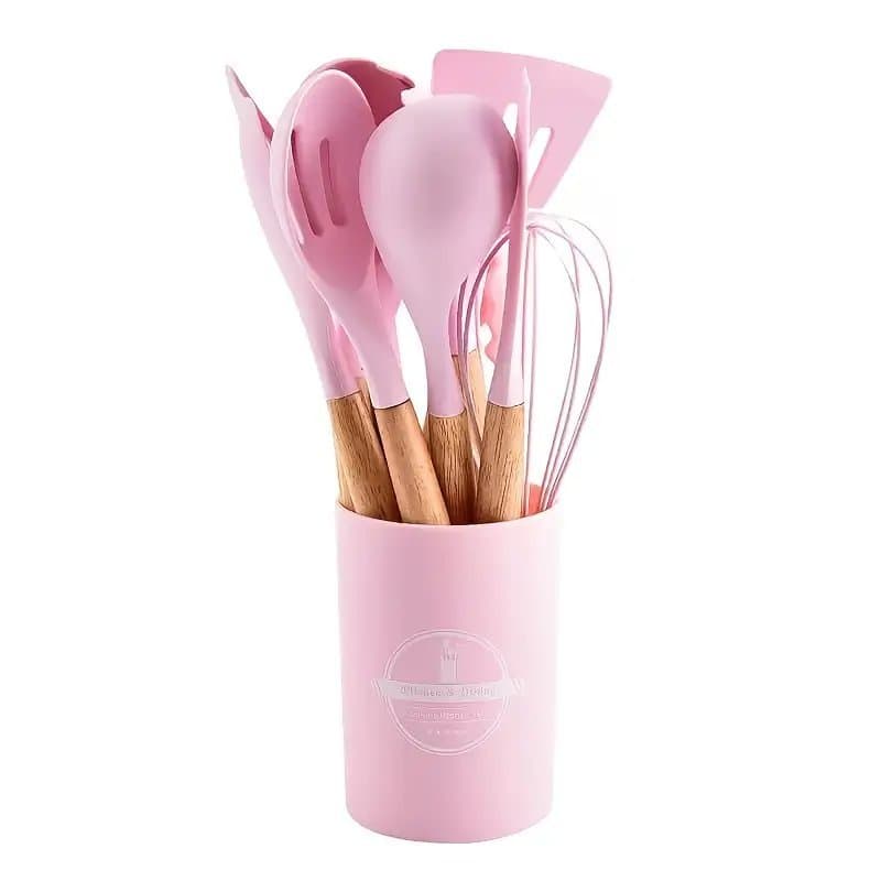 12 Pcs UtensíLios De Cozinha - Leve E FáCil De Usar, Isolamento TéRmico Anti Queimadura Seguro Promoção
