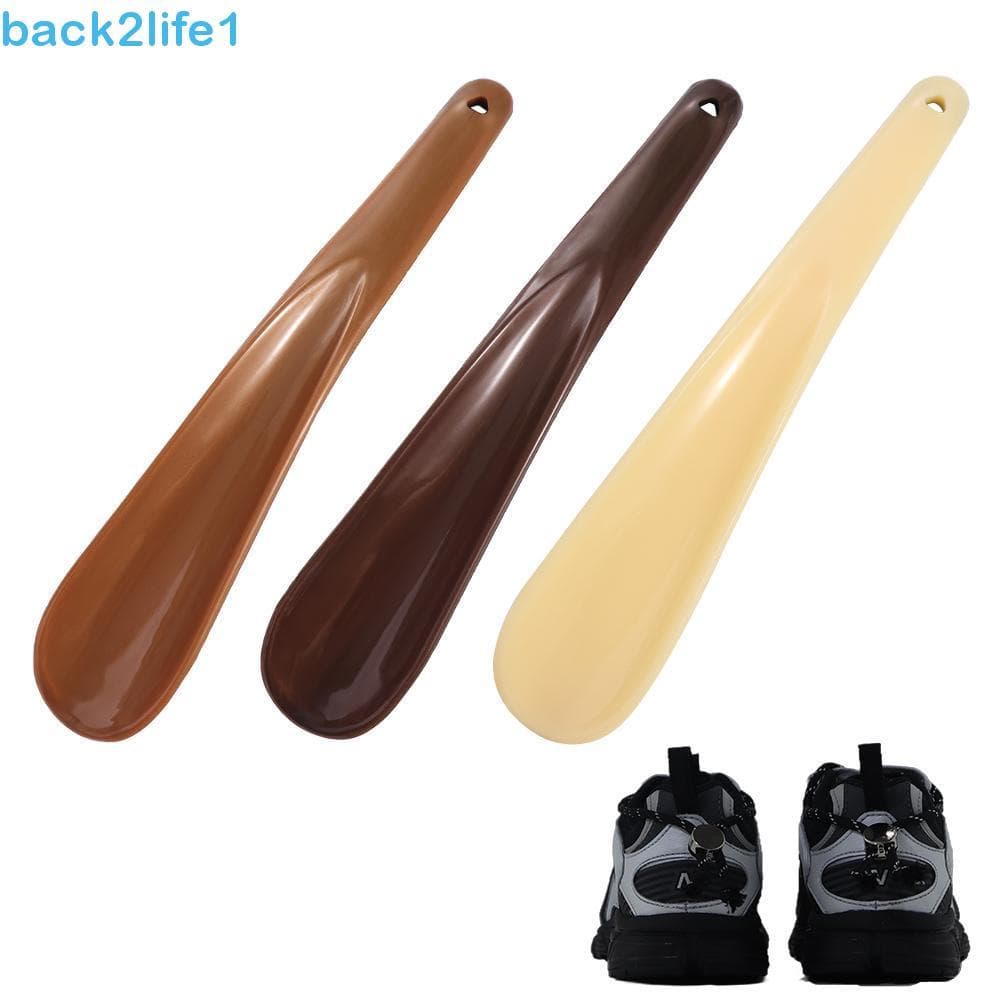 Buzina De Sapato BACK2LIFE1 , Levantador Em Formato De Colher De 7.6 " , Leve , Portátil , Flexível , Preguiçoso , Ajuda