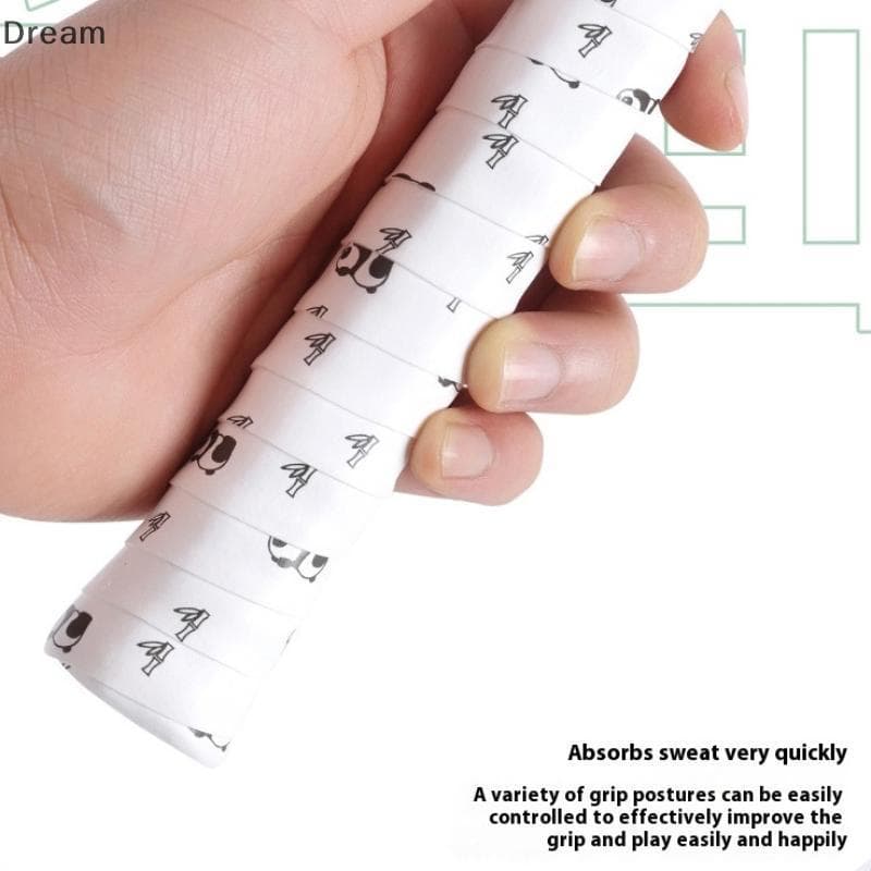 < Dream > 1Pc Design Dos Desenhos Animados Tênis Overgrip Shoproof Suor-Absorvente Antiderrapante Plutônio Lidar Com Fit