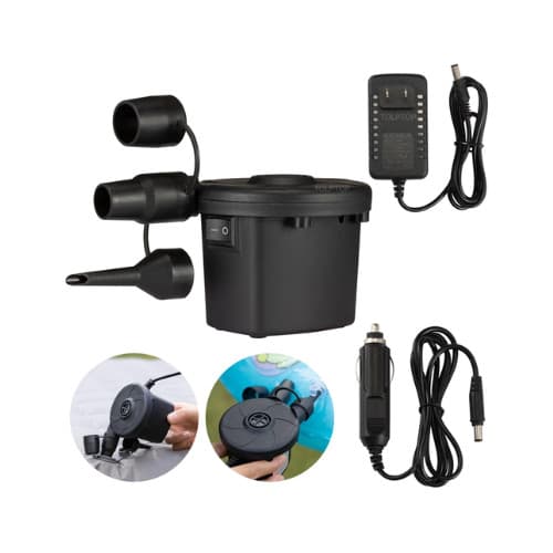 Bomba de Ar Elétrica Portátil Kapbom KA-2292 110V/12V | Infla Rápido Colchões, Boias e Piscinas