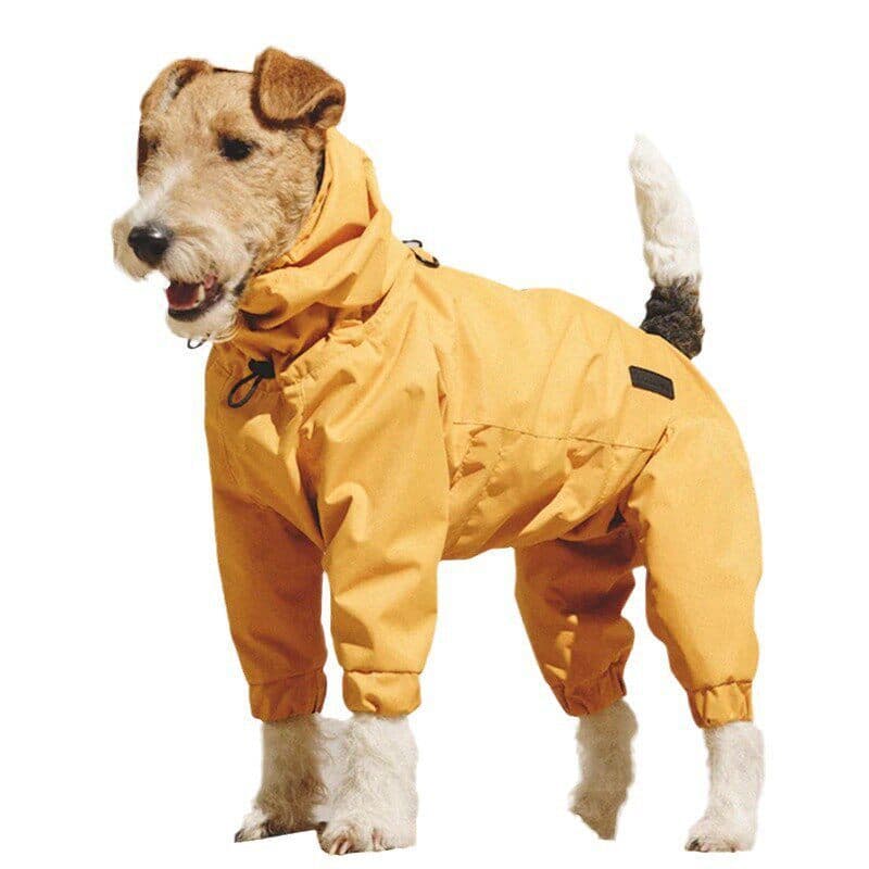 Capa de chuva ao ar livre impermeável quente cão capa de chuva Poncho jaqueta cão gato