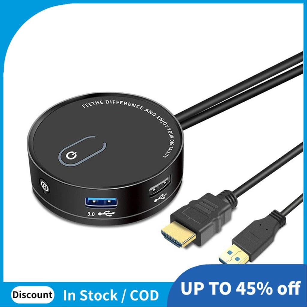 Interruptor De Mesa Para Computador Internet Cafe Universal USB3.0 Home Desktop Botão De Extensão De Energia Externa Fác