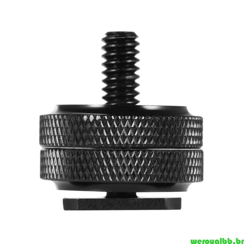 weroyalbb Suporte Sapata Para Câmera Alumínio Adaptador Parafuso Tripé 1 4 Polegadas Montagem