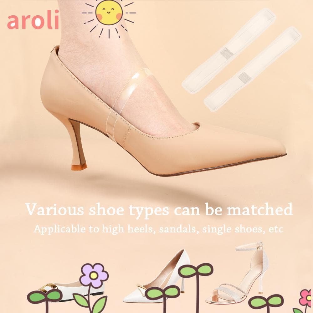 Cadarços De Silicone AROLI Correias Invisíveis Escorregando E Sem Queda