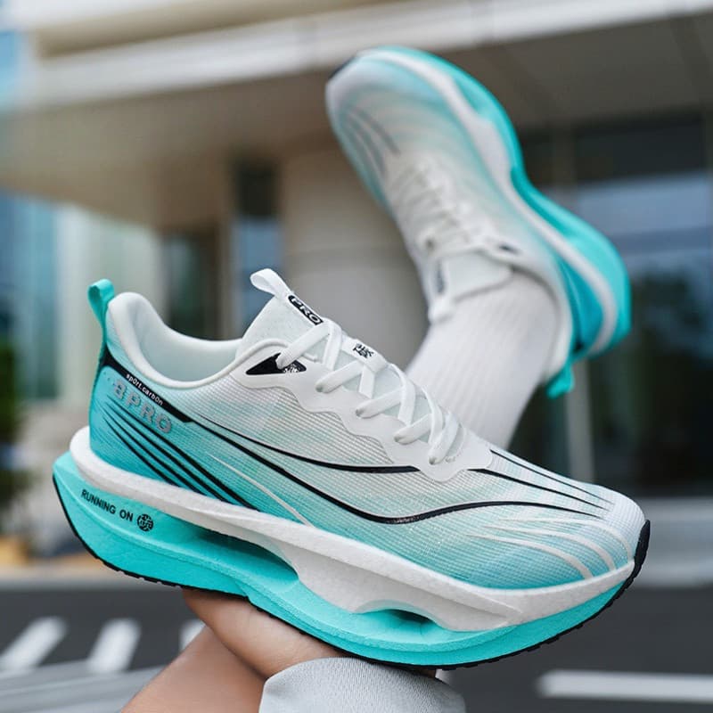 Nova Placa De Carbono Tênis Corrida Absorção Choque Sapatos Esportivos