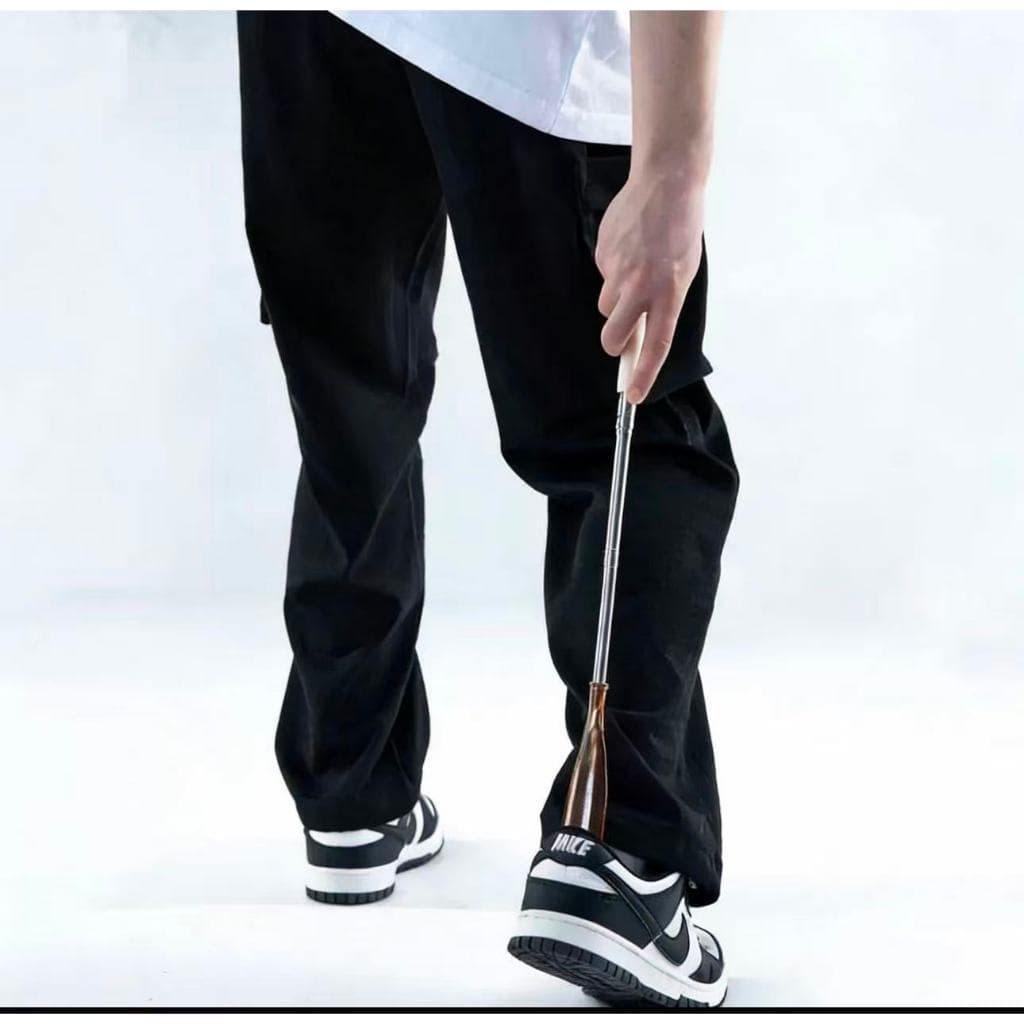 Calçadeira Telescópica De Metal – Cabo Longo Ajustável De 29 Cm A 70 CM